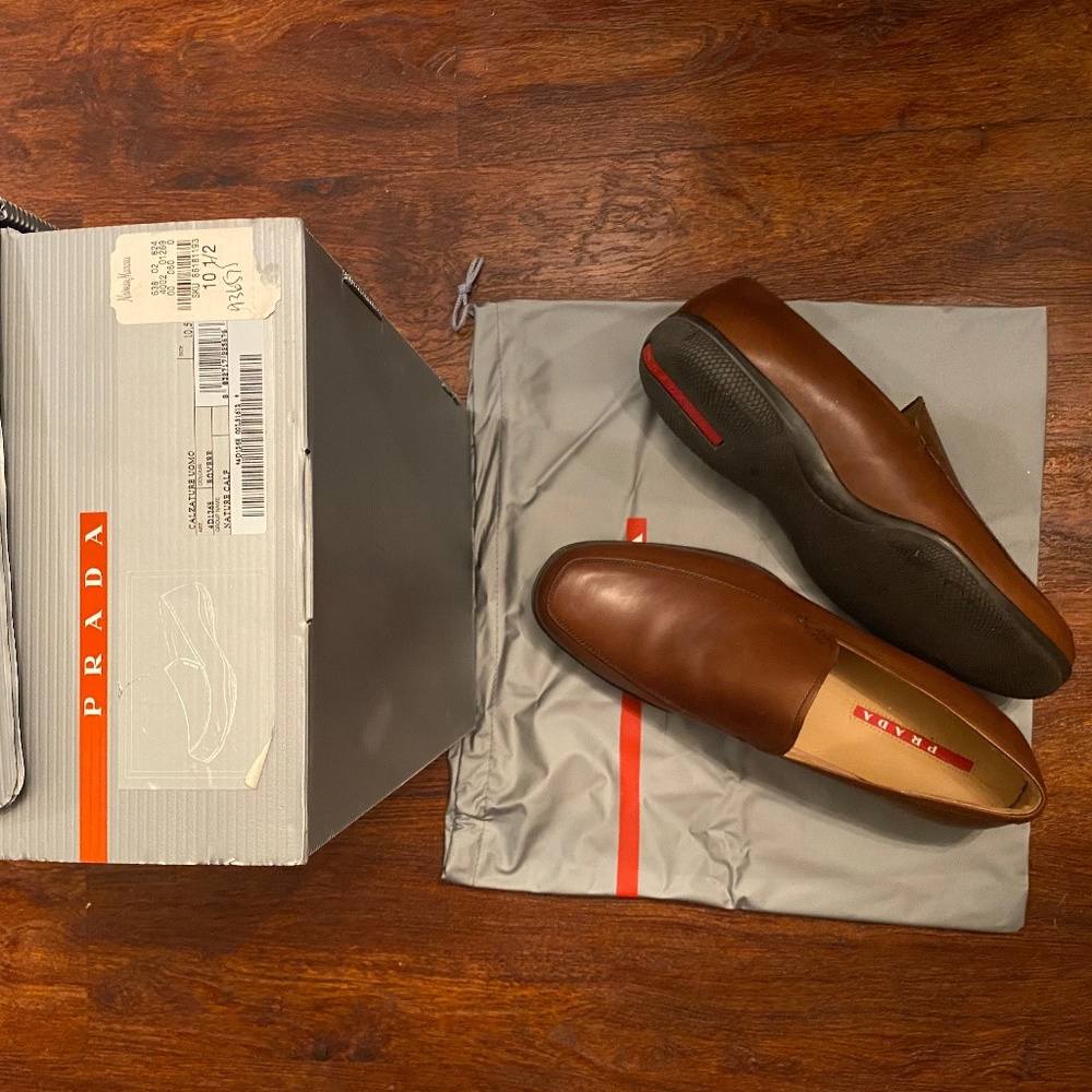 Prada Mens Brown Loafer’s